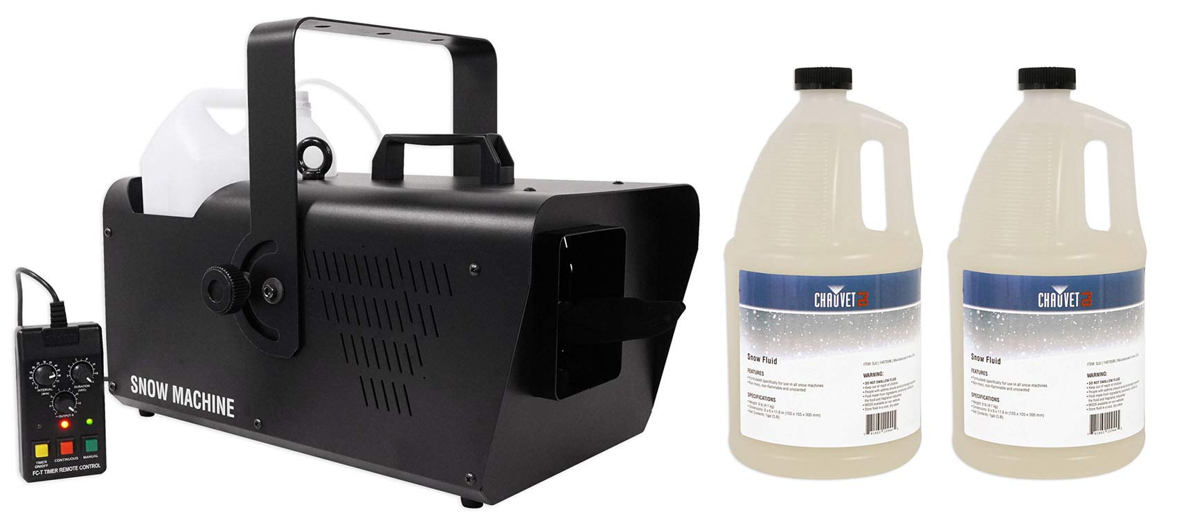 Amazon.com: Chauvet DJ SM 250 DMX Snow Machine w/Wired Timer